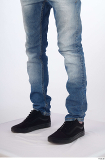 Dio black sneakers blue jeans calf casual dressed 0002.jpg